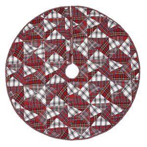 Peyton Patchwork 48" Christmas Tree Skirt – Rustic Farmhouse by VHC Brands